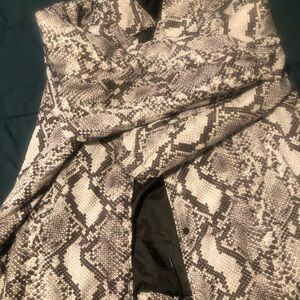 ASOS Snake Print Over size Windbreaker Jacket